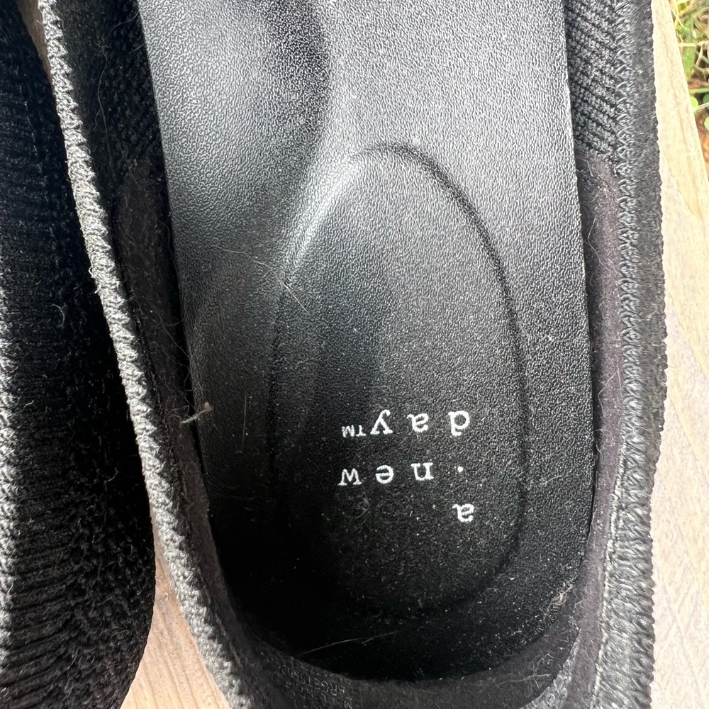 a new day Black Textured Flats - Picture 2 of 3